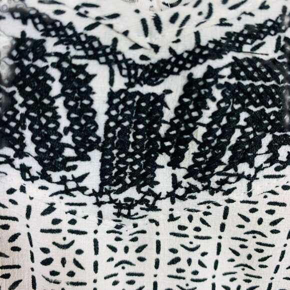 romper black and white sleeveless size medium DEX - Picture 4 of 16